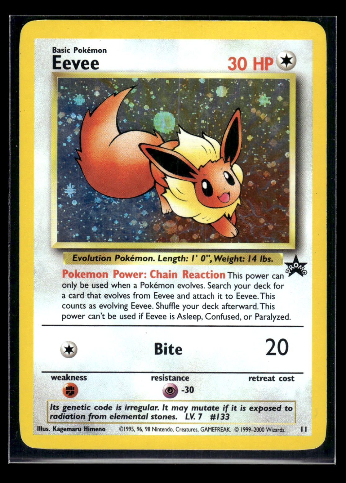 Eevee 11 - Wizards Black Star Promos  - Promo