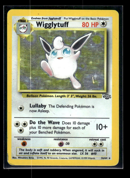 Wigglytuff 16/64 - Jungle  - Rare Holo