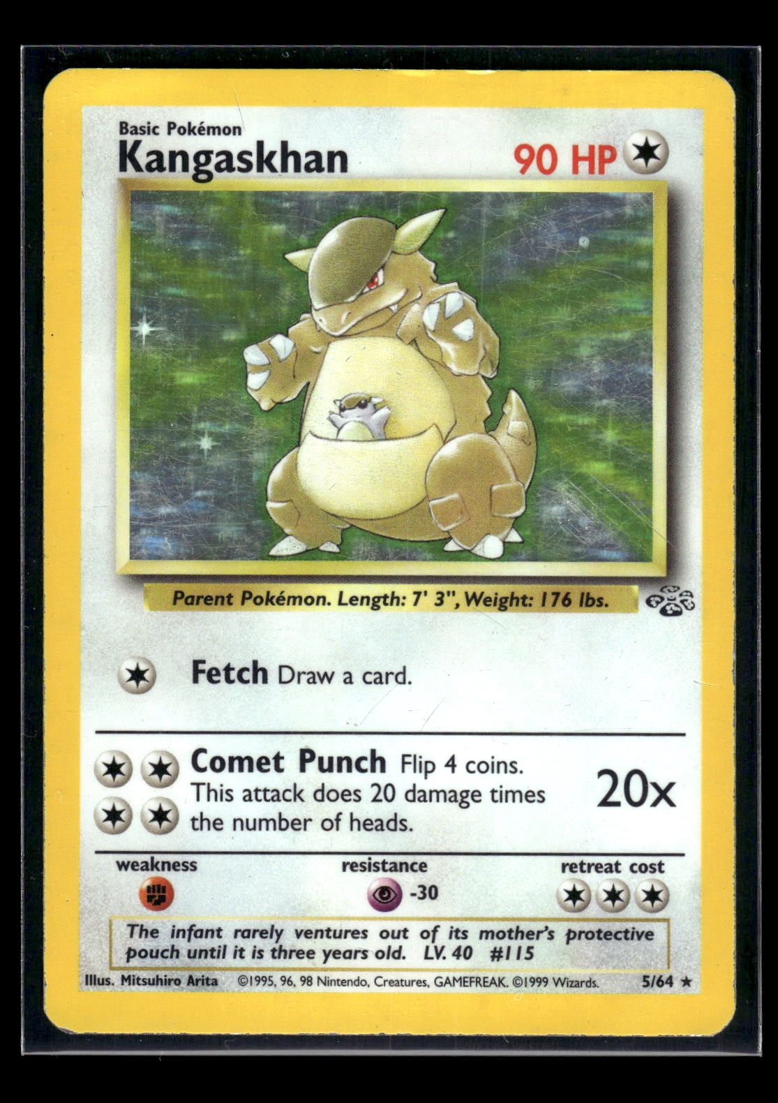Kangaskhan 5/64 - Jungle  - Rare Holo