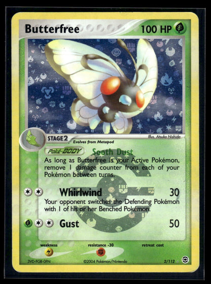 Butterfree 2/112 - FireRed & LeafGreen  - Rare Holo