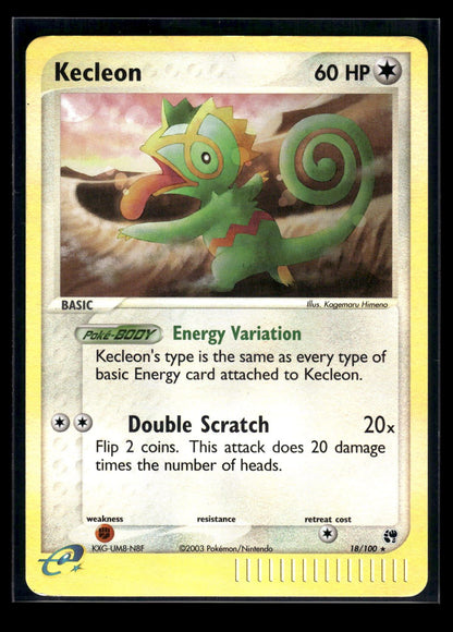 Kecleon 18/100 - Sandstorm  - Rare