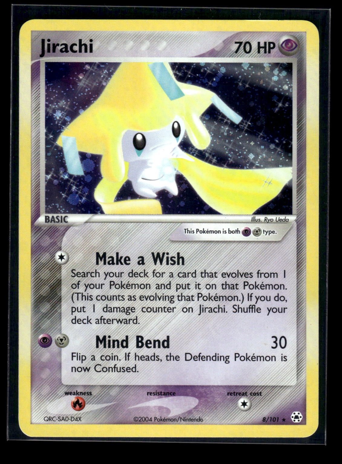 Jirachi 8/101 - Hidden Legends  - Rare Holo