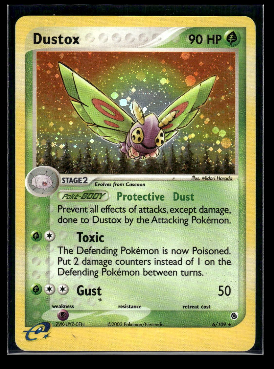 Dustox 6/109 - Ruby & Sapphire  - Rare Holo