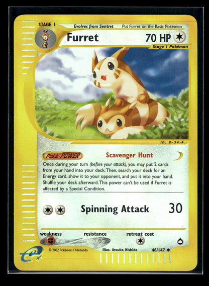 Furret 48/147 - Aquapolis  - Uncommon