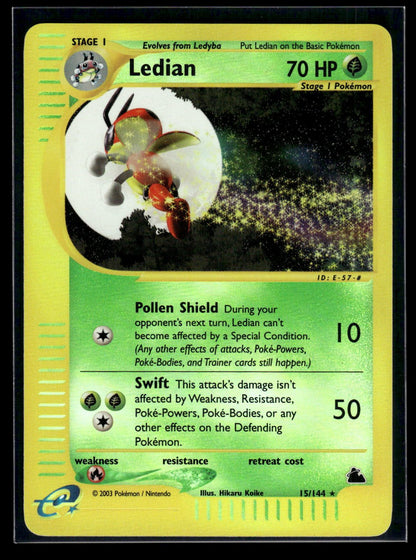 Ledian 15/144 - Skyridge  - Rare