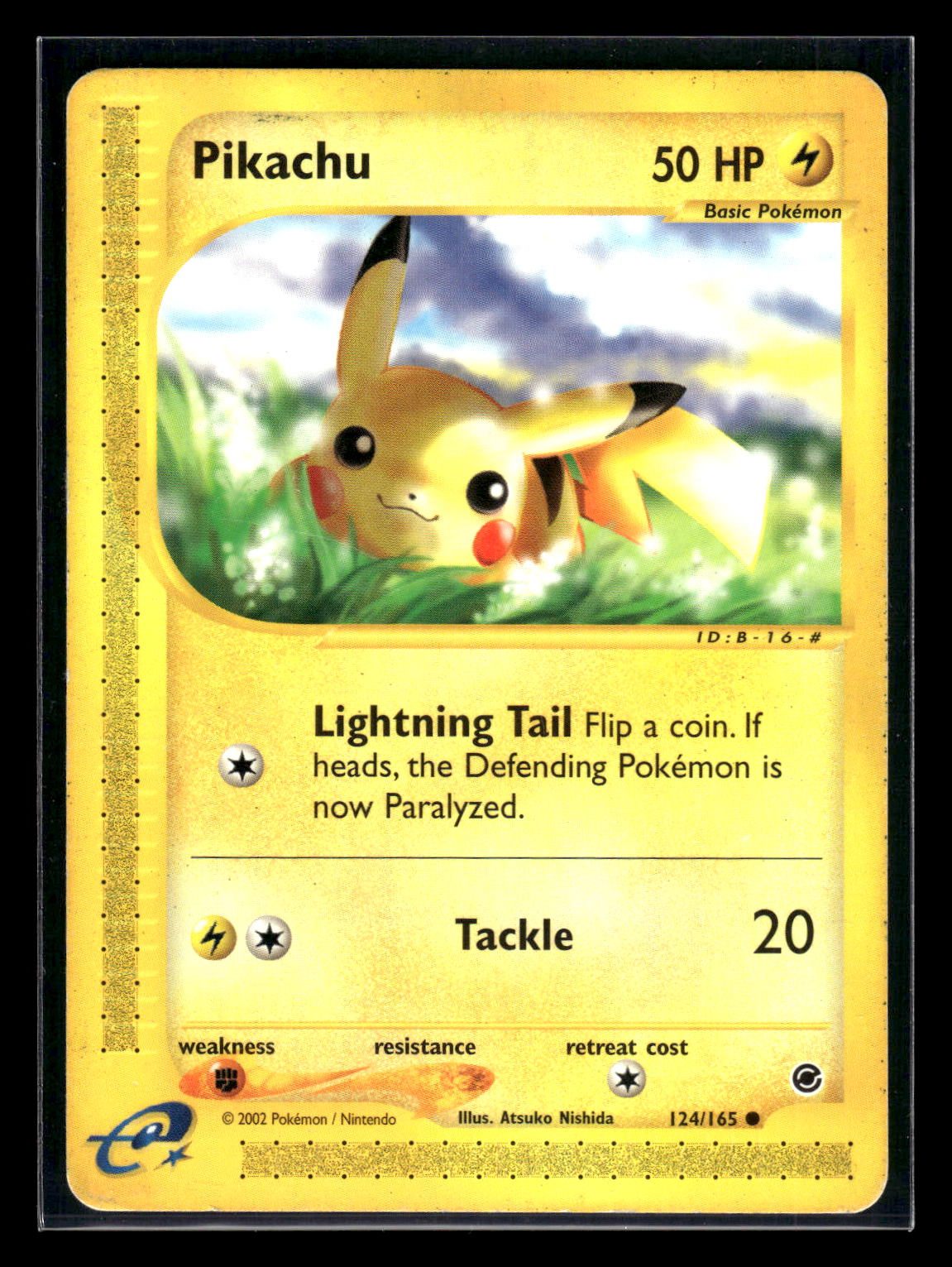 Pikachu 124/165 - Expedition Base Set  - Common