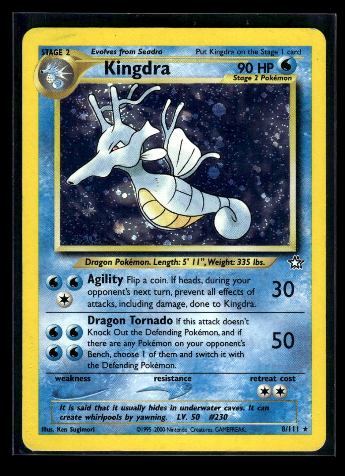Kingdra 8/111 - Neo Genesis  - Rare Holo