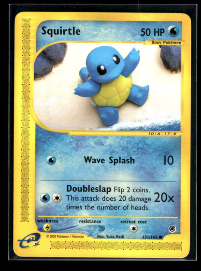 Squirtle 131/165 - Expedition Base Set  - Common
