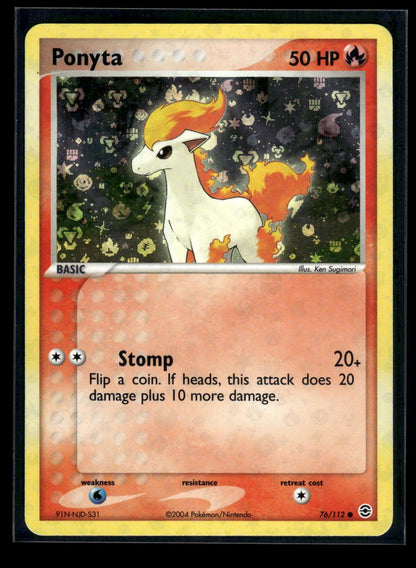 Ponyta 76/112 - FireRed & LeafGreen  - Common