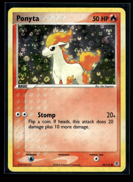 Ponyta 76/112 - FireRed & LeafGreen  - Common