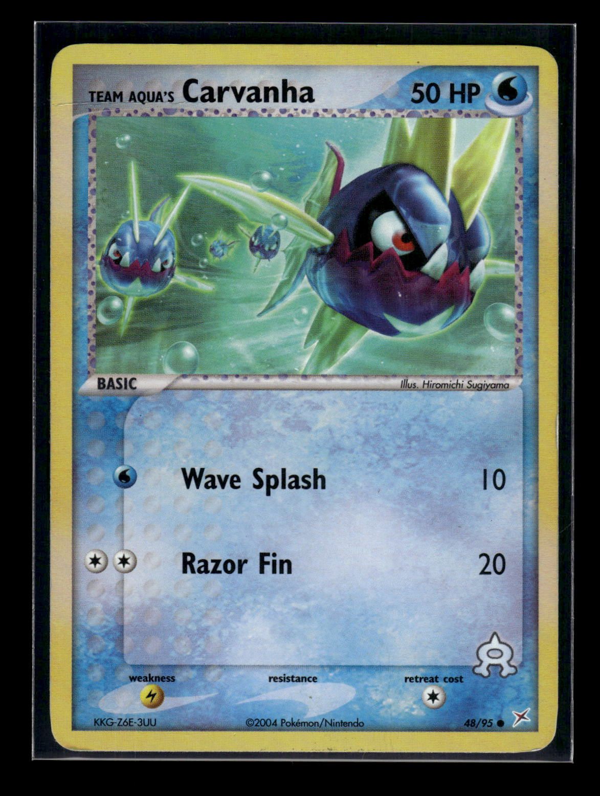 Team Aqua's Carvanha 48/95 - Team Magma vs Team Aqua  - Common