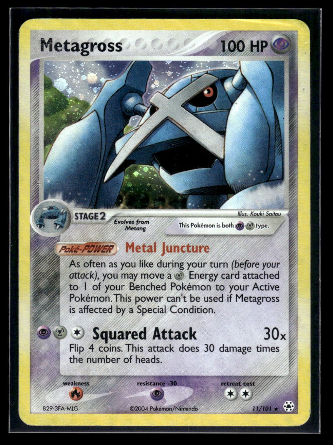 Metagross 11/101 - Hidden Legends  - Rare Holo