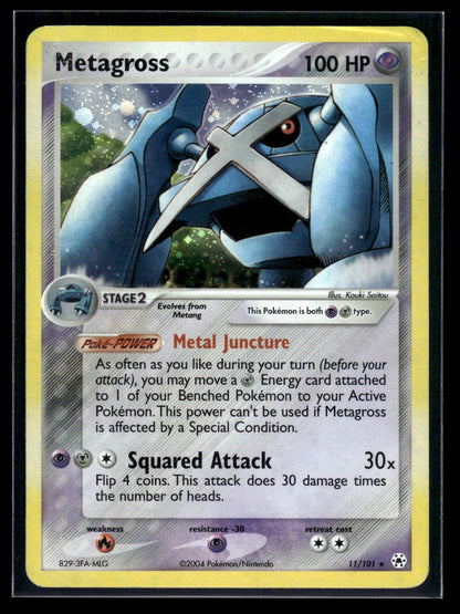 Metagross 11/101 - Hidden Legends  - Rare Holo