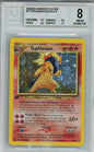 BGS 8 CRAZY SWIRL Typhlosion 17/111 - Neo Genesis  - Rare Holo