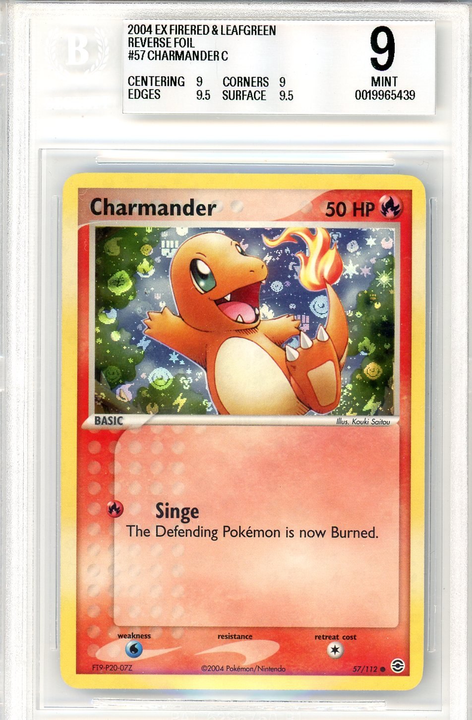 BGS 9 Charmander - FireRed & LeafGreen #57/112 - Common