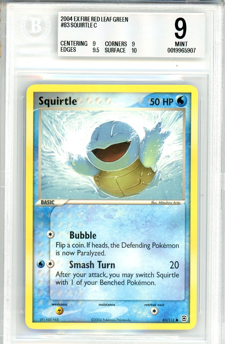 BGS 9 Squirtle - FireRed & LeafGreen #83/112 - Common