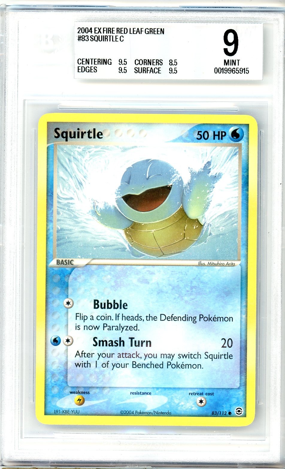 BGS 9 Squirtle - FireRed & LeafGreen #83/112 - Common