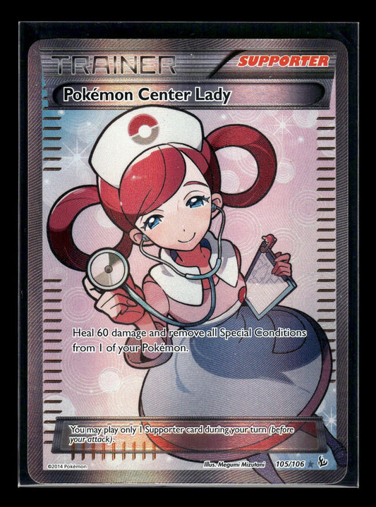 Pokémon Center Lady 105/106 - Flashfire  - Rare Ultra