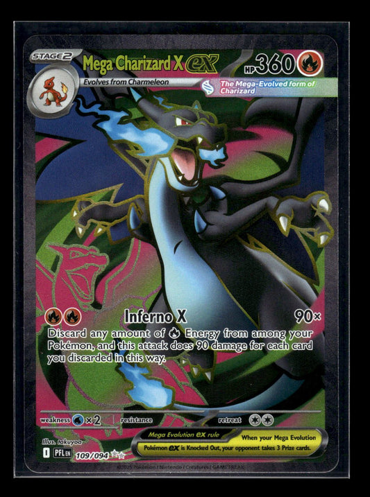 Mega Charizard X ex 109/094 - Phantasmal Flames  - Ultra Rare