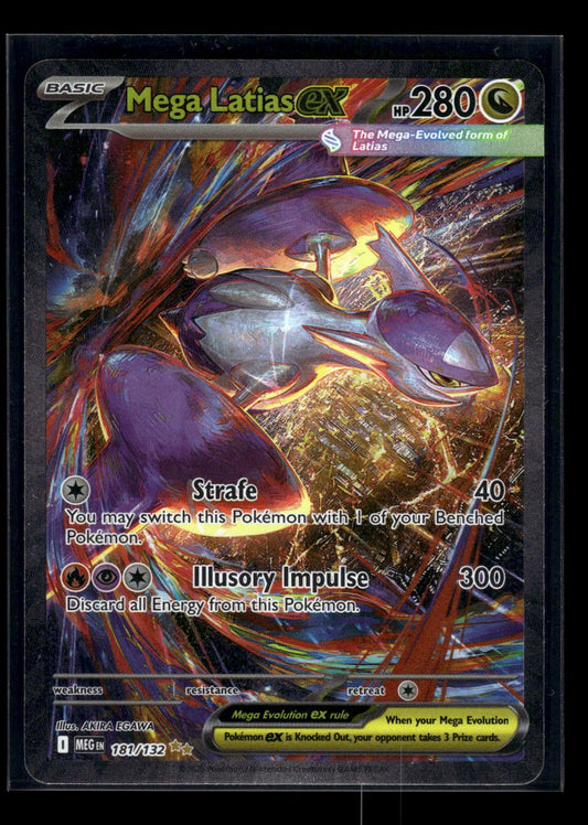 Mega Latias ex 181/132 - Mega Evolution  - Special Illustration Rare