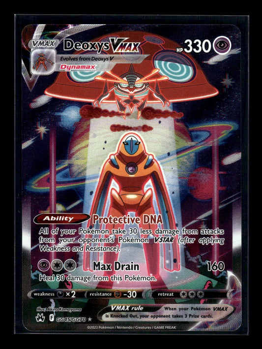 Deoxys VMAX GG45/GG70 - Crown Zenith Galarian Gallery  - Rare Holo VMAX