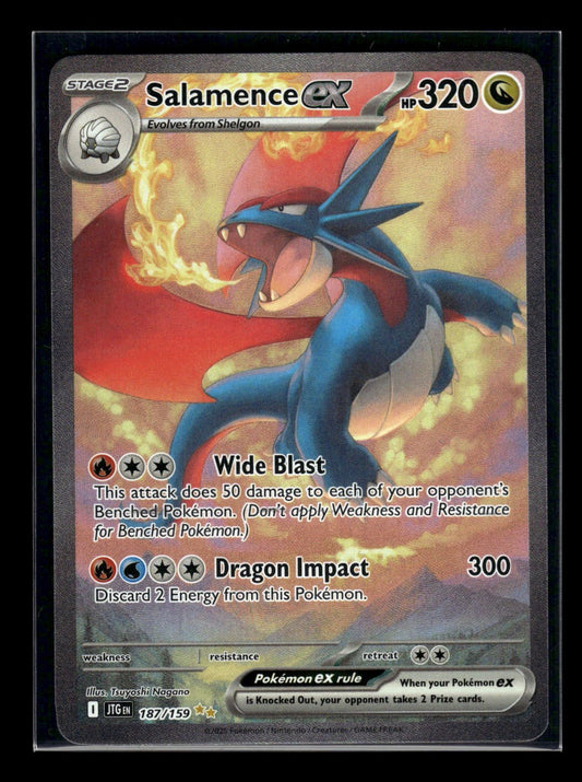 Salamence ex 187/159 - Journey Together  - Special Illustration Rare