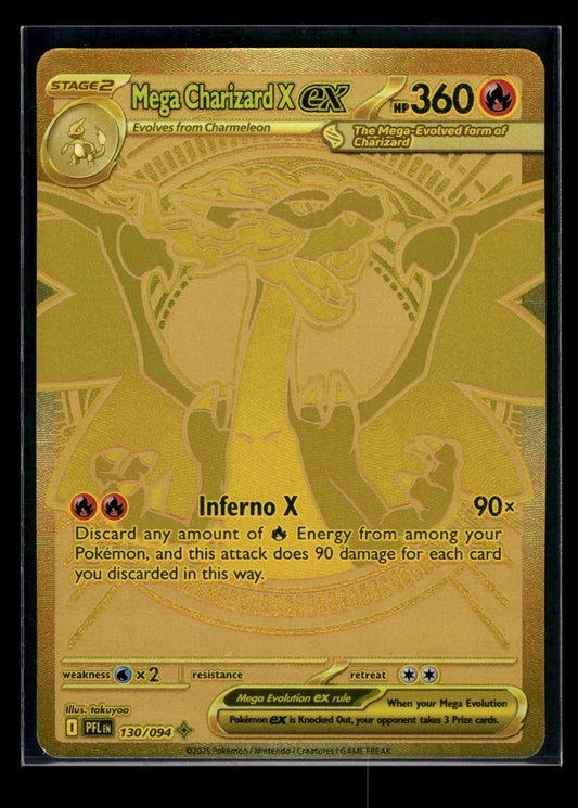Mega Charizard X ex 130/094 - Phantasmal Flames  - Mega Hyper Rare