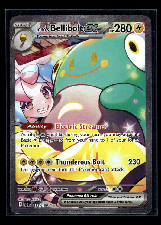 Iono's Bellibolt ex 183/159 - Journey Together  - Special Illustration Rare