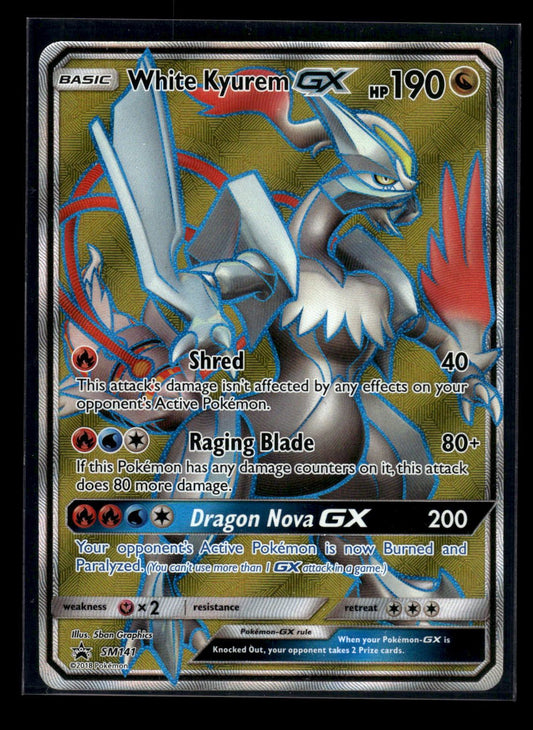 White Kyurem-GX SM141 - SM Black Star Promos  - Promo