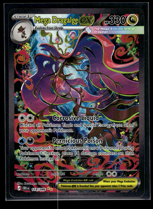 Mega Dragalge ex 118/086 - Chaos Rising  - Special Illustration Rare