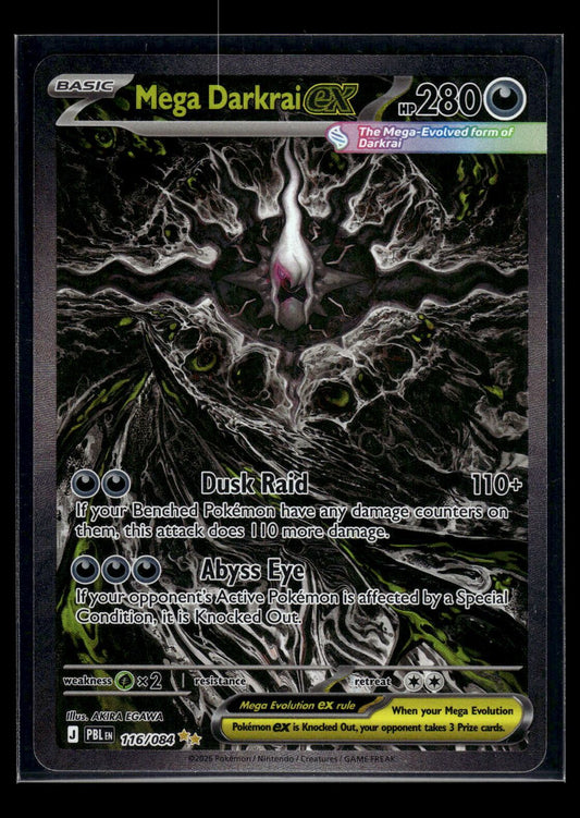 Mega Darkrai ex 116/084 - Pitch Black  - Special Illustration Rare
