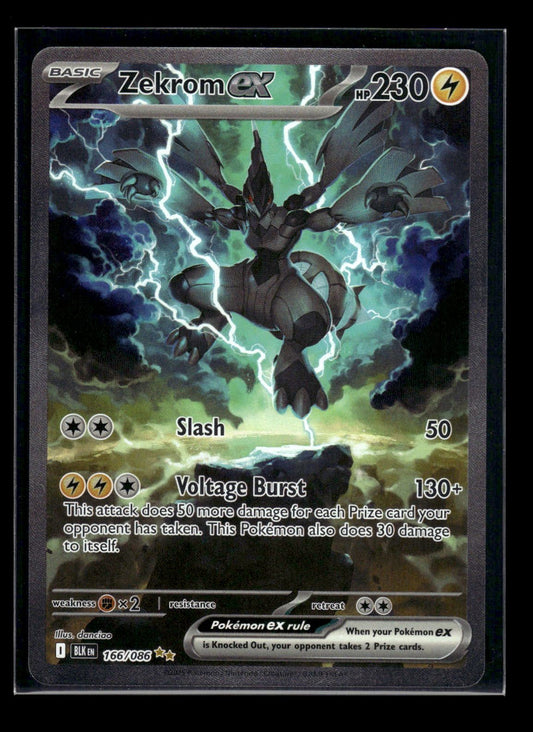 Zekrom ex 166/086 - Black Bolt  - Special Illustration Rare