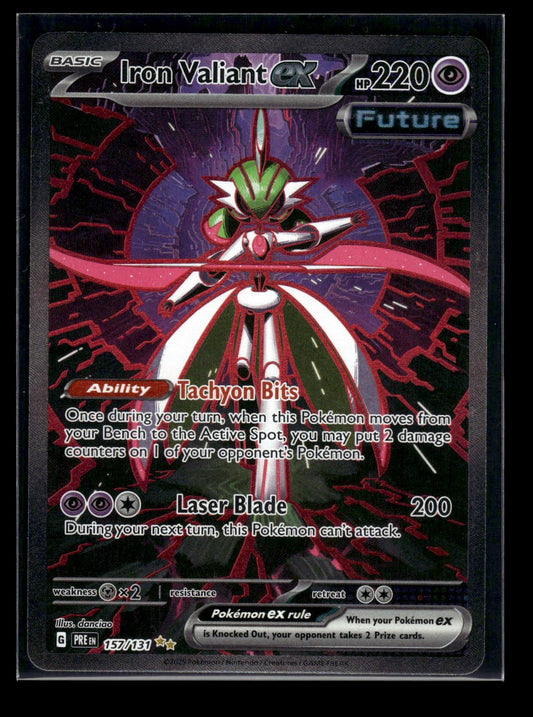 Iron Valiant ex 157/131 - Prismatic Evolutions  - Special Illustration Rare