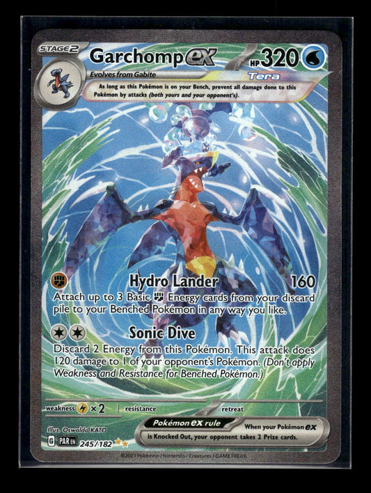 Garchomp ex 245/182 - Paradox Rift  - Special Illustration Rare