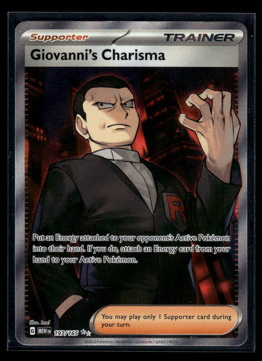 Giovanni's Charisma 197/165 - 151  - Ultra Rare