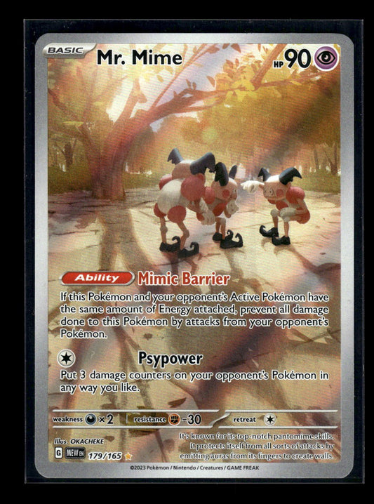 Mr. Mime 179/165 - 151  - Illustration Rare