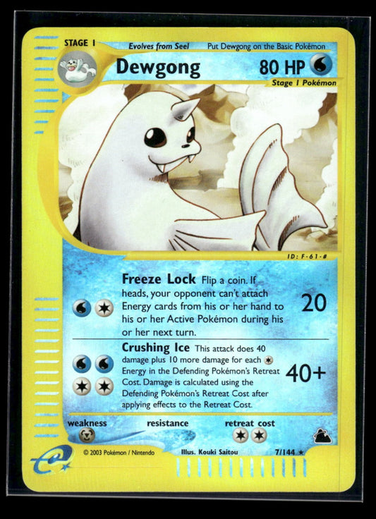 Dewgong 7/144 - Skyridge  - Rare