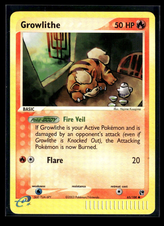 Growlithe 65/100 - Sandstorm  - Common