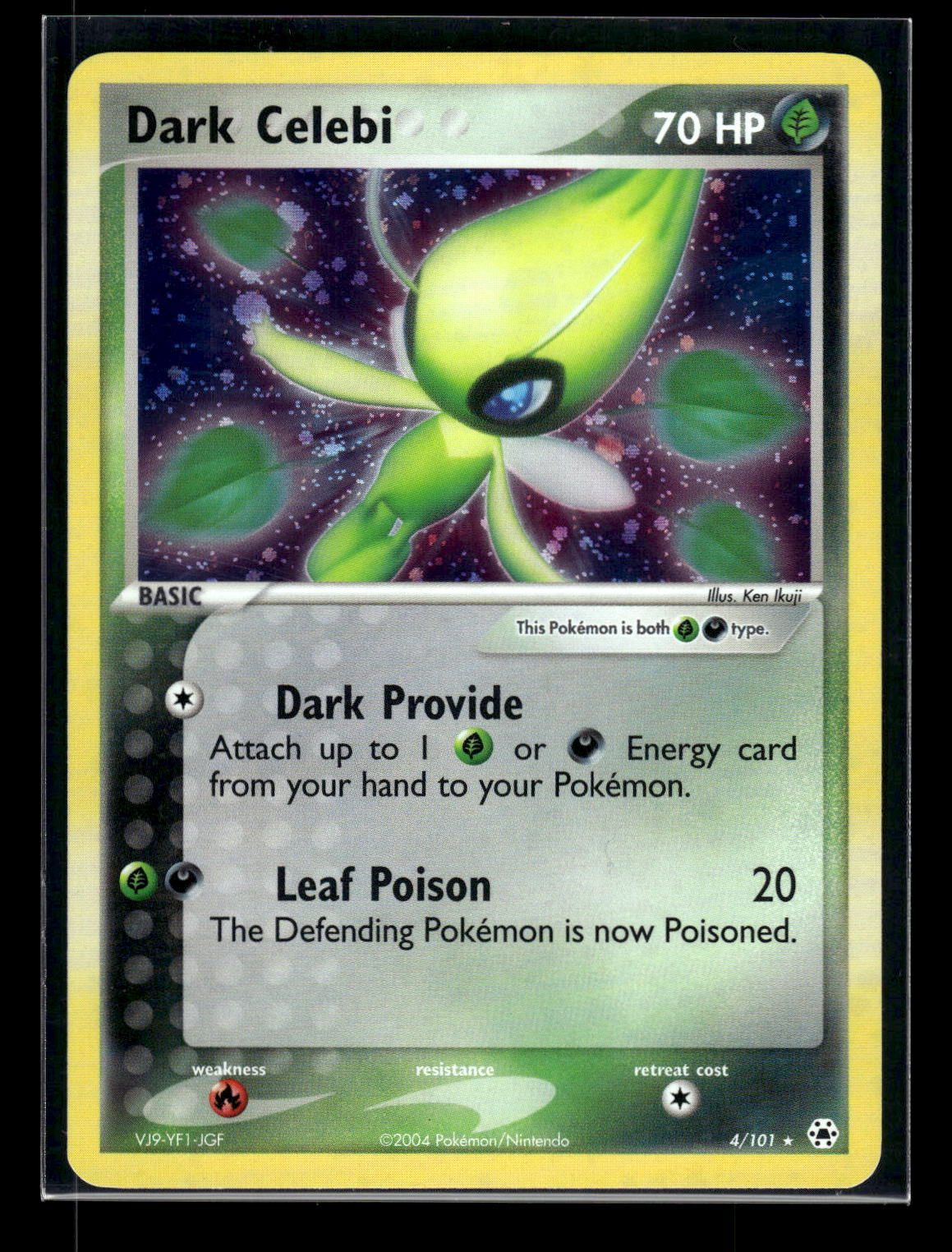 Dark Celebi 4/101 - Hidden Legends  - Rare Holo