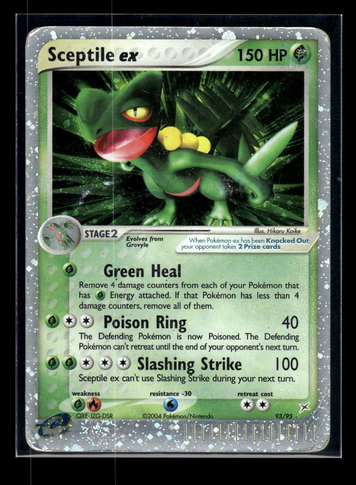 Sceptile ex 93/95 - Team Magma vs Team Aqua  - Rare Holo EX