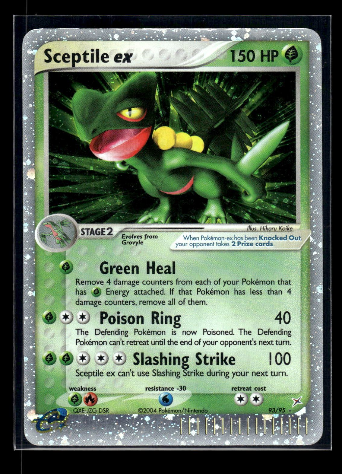 Sceptile ex 93/95 - Team Magma vs Team Aqua  - Rare Holo EX