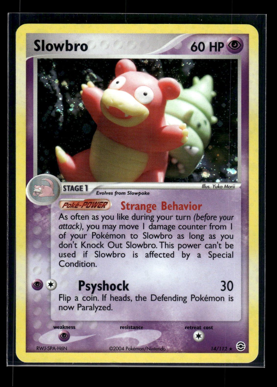 Slowbro 14/112 - FireRed & LeafGreen  - Rare Holo