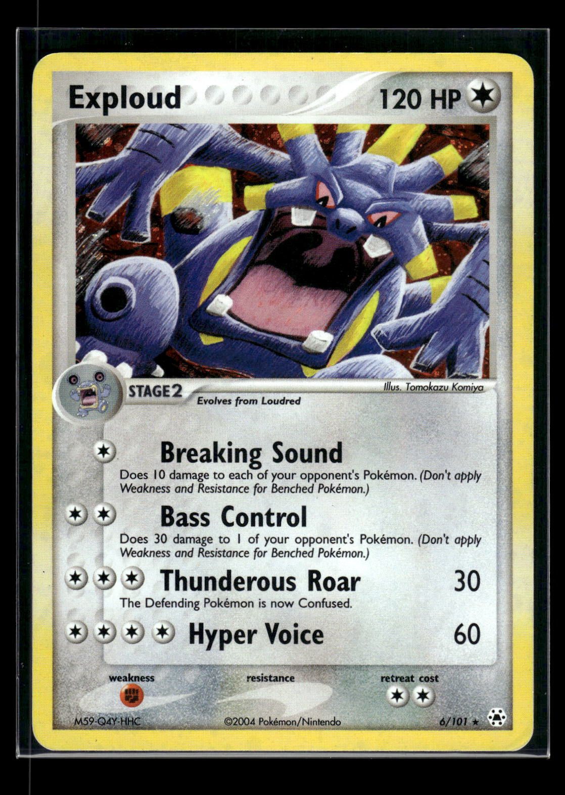 Exploud 6/101 - Hidden Legends  - Rare Holo