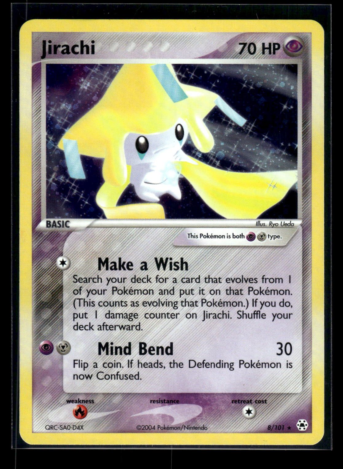 Jirachi 8/101 - Hidden Legends  - Rare Holo