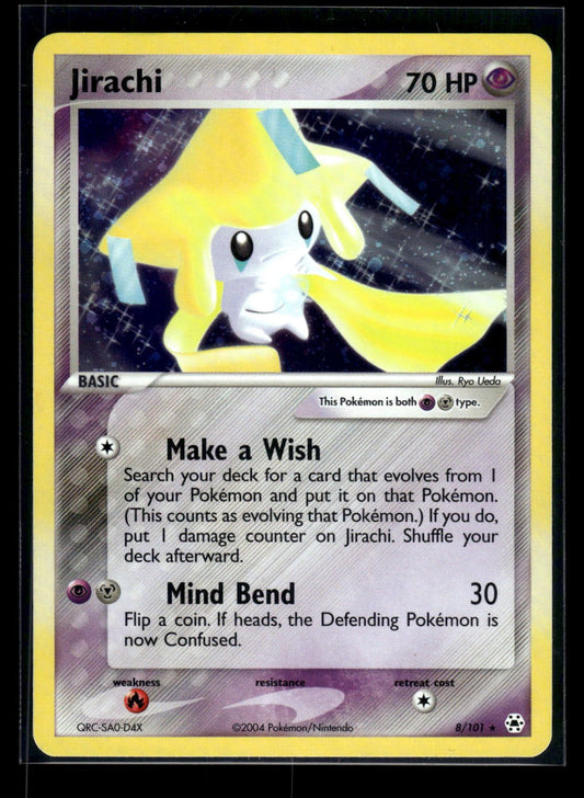 Jirachi 8/101 - Hidden Legends  - Rare Holo