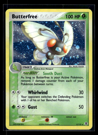 Butterfree 2/112 - FireRed & LeafGreen  - Rare Holo