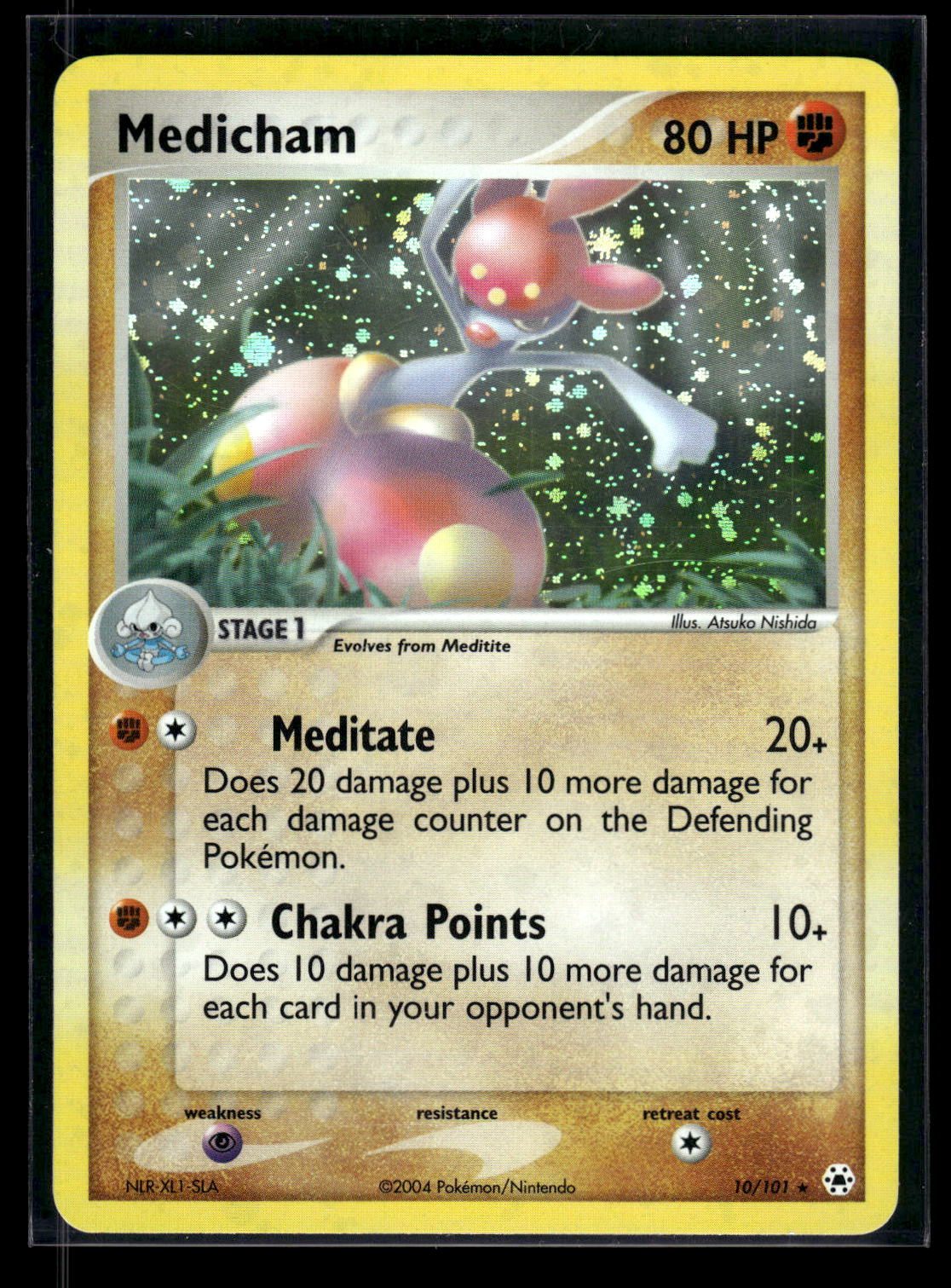 Medicham 10/101 - Hidden Legends  - Rare Holo