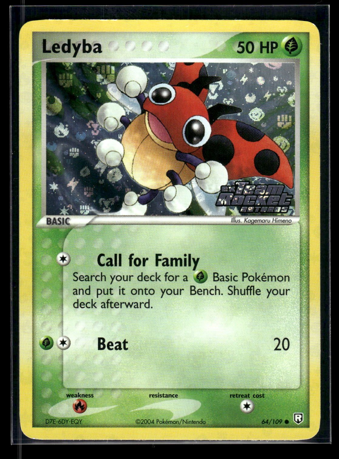 Ledyba 64/109 - Team Rocket Returns  - Common