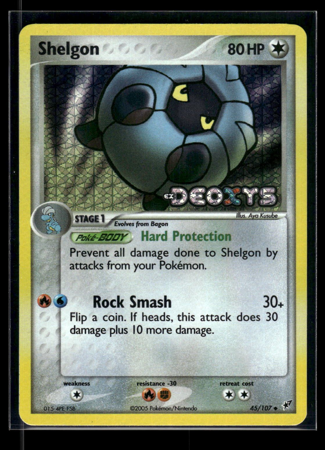 Shelgon 45/107 - Deoxys  - Uncommon