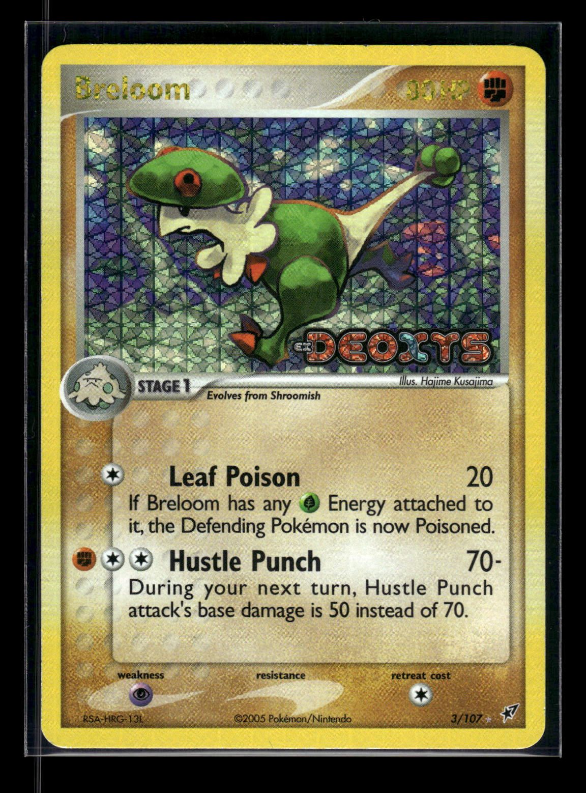 Breloom 3/107 - Deoxys  - Rare Holo